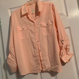 🍉 NEW pink/peach colored blouse!